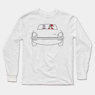 Triumph Spitfire classic British sports car Christmas special edition Long Sleeve T-Shirt